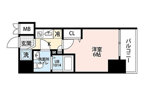 プレール・ドゥーク北品川 1204｜東京都品川区北品川２丁目(賃貸マンション1K・12階・20.43㎡)の写真 その2