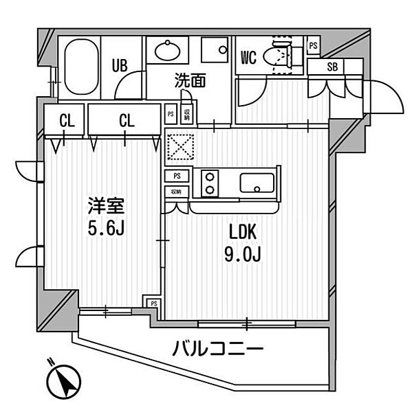 クリオ渋谷ラ・モード 301｜東京都渋谷区富ヶ谷１丁目(賃貸マンション1LDK・3階・38.31㎡)の写真 その2