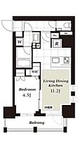 ピアース赤坂 9F ｜ 東京都港区赤坂６丁目11-2（賃貸マンション1LDK・9階・40.40㎡） その2