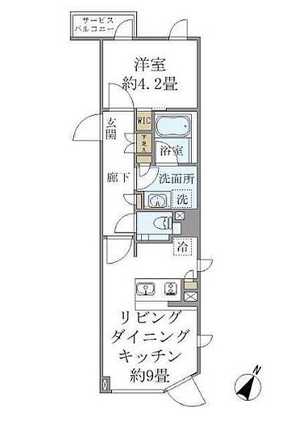 COMPOSITE高輪（コンポジット高輪） 302｜東京都港区高輪１丁目(賃貸マンション1LDK・3階・35.66㎡)の写真 その2