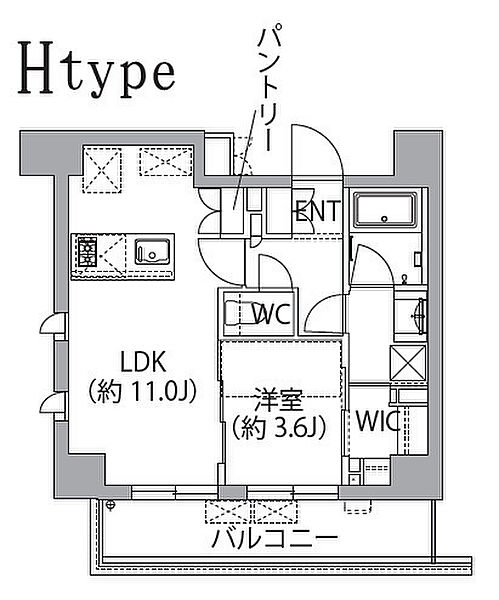 レスピール蓮根 502｜東京都板橋区坂下２丁目(賃貸マンション1LDK・5階・37.92㎡)の写真 その2