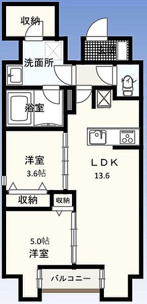 ダブルゲートタワー（W-gates Tower） 901｜東京都品川区西五反田３丁目(賃貸マンション2LDK・9階・55.88㎡)の写真 その2