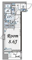 パティーナ三田台 504 ｜ 東京都港区三田４丁目17-26（賃貸マンション1K・5階・25.14㎡） その2