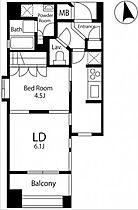 プライムアーバン恵比寿II 501 ｜ 東京都渋谷区広尾１丁目13-3（賃貸マンション1LDK・5階・37.40㎡） その2