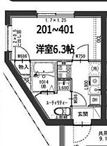 アイリス東品川 301 ｜ 東京都品川区東品川１丁目36-1（賃貸マンション1K・3階・21.00㎡） その2