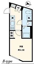 アグレシオ武蔵小山 202 ｜ 東京都品川区荏原５丁目11-17(仮)（賃貸マンション1K・2階・21.41㎡） その2