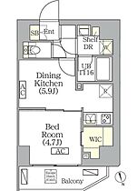 BRICK RESIDENCE南青山（ブリックレジデンス南青 1001 ｜ 東京都港区南青山７丁目10-9（賃貸マンション1DK・10階・30.36㎡） その2