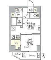 BRICK RESIDENCE南青山（ブリックレジデンス南青 1102 ｜ 東京都港区南青山７丁目10-9（賃貸マンション1DK・11階・30.36㎡） その2