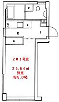 ベルファース芝パルク 201 ｜ 東京都港区芝公園２丁目9-10（賃貸マンション1K・2階・25.64㎡） その2