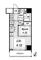 クロスレジデンス白金高輪 1305 ｜ 東京都港区白金２丁目3-23（賃貸マンション1LDK・13階・40.26㎡） その2