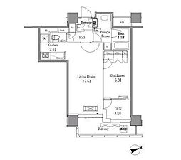 間取図画像 1SLDK