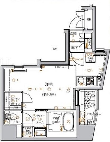 アルテシモリブラ 203｜東京都新宿区箪笥町(賃貸マンション1R・2階・28.41㎡)の写真 その2