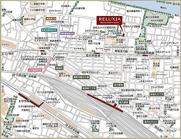 ＲＥＬＵＸＩＡ　ＴＯＫＹＯ　ＮＯＲＴＨ　ＧＡＴＥ 303｜東京都荒川区西尾久８丁目(賃貸マンション1K・3階・25.56㎡)の写真 その3