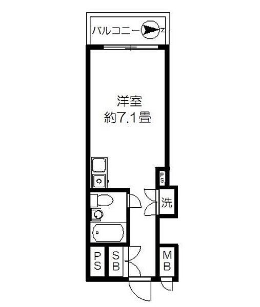 レジデンス上野 305｜東京都台東区北上野２丁目(賃貸マンション1R・3階・18.34㎡)の写真 その2