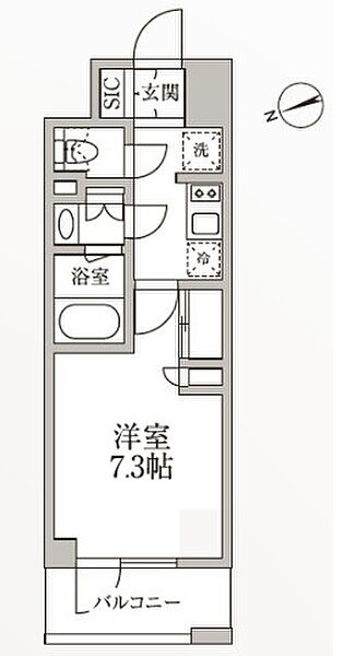 レジディア新御徒町II 613｜東京都台東区小島２丁目(賃貸マンション1K・6階・25.12㎡)の写真 その2