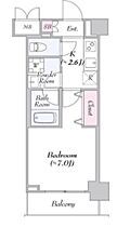 ＵＲＢＡＮＬＩＮＫ護国寺 303 ｜ 東京都文京区関口３丁目12-9（賃貸マンション1K・3階・25.44㎡） その2