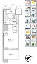 プラウドフラット神楽坂II 508 ｜ 東京都新宿区山吹町4-4（賃貸マンション1K・5階・20.72㎡） その2