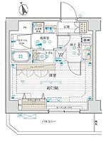 ブライズ神楽坂DUE 205 ｜ 東京都新宿区水道町2-1（賃貸マンション1K・2階・25.68㎡） その2