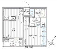 グランクリュ若松町 202 ｜ 東京都新宿区若松町104-6（賃貸マンション1LDK・2階・37.08㎡） その2