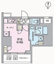 アークマーク浅草（ARKMARK浅草） 804 ｜ 東京都台東区千束２丁目6-6（賃貸マンション1R・8階・25.48㎡） その2