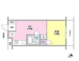 シティハウス早稲田 202 ｜ 東京都新宿区早稲田鶴巻町540-1（賃貸マンション1DK・2階・28.22㎡） その2