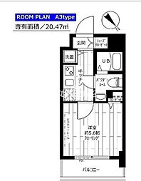 間取図画像 1K