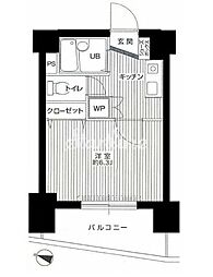 ロアール御茶ノ水順天堂大学前 1Kの間取図画像
