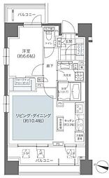 メゾンカルム本郷 1LDKの間取図画像