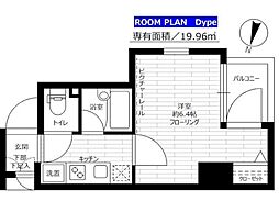 ステージファースト本郷 1Kの間取図画像