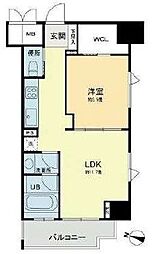 BelleFace本郷弓町 1LDKの間取図画像