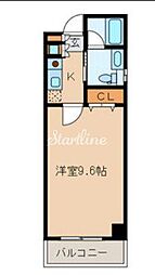 サンモールエイト小石川 1Kの間取図画像