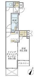 ビューテラス茗荷谷 1LDKの間取図画像