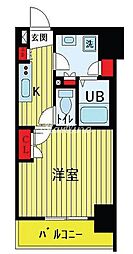 スカイコートパレス東大前 1Kの間取図画像