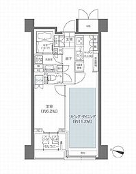 メゾンカルム本郷 1LDKの間取図画像