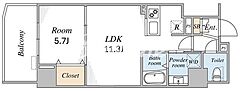 物件の間取り