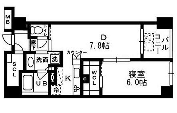 レジディア日本橋浜町 501｜東京都中央区日本橋浜町１丁目(賃貸マンション1LDK・5階・43.51㎡)の写真 その2