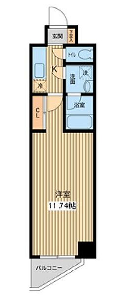 プロスペクト門前仲町 403｜東京都江東区平野２丁目(賃貸マンション1K・4階・31.86㎡)の写真 その2