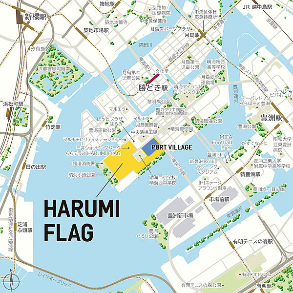 晴海フラッグ ポートビレッジ B棟（HARUMI FLAG） 1602｜東京都中央区晴海５丁目(賃貸マンション1LDK・16階・62.41㎡)の写真 その17