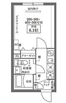 ココキューブ日本橋水天宮 301 ｜ 東京都中央区日本橋蛎殻町１丁目19-6（賃貸マンション1K・3階・24.67㎡） その2