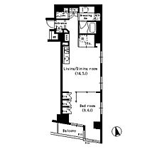 パークアクシス銀座イースト 304 ｜ 東京都中央区新富２丁目13-5（賃貸マンション1LDK・3階・61.11㎡） その2