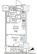 ベルファース八丁堀ウエスト（ベルファース八丁堀West） 507 ｜ 東京都中央区八丁堀３丁目8-1（賃貸マンション1DK・5階・25.14㎡） その2