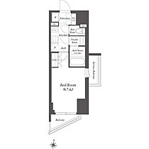 ワーブ東京木場（WORVE東京木場） 407 ｜ 東京都江東区塩浜２丁目4-31（賃貸マンション1K・4階・25.05㎡） その2