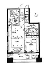 レゾンアレグレ 307 ｜ 東京都中央区湊３丁目6-2（賃貸マンション1LDK・3階・42.79㎡） その2