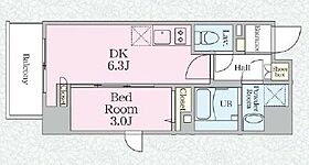 グランパセオ日本橋箱崎町 303 ｜ 東京都中央区日本橋箱崎町9-4（賃貸マンション1DK・3階・27.05㎡） その2