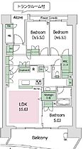 晴海フラッグ シービレッジ E棟（HARUMI FLAG） 13F ｜ 東京都中央区晴海５丁目4-5（賃貸マンション3LDK・13階・85.37㎡） その2