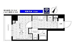 STAGEFIRST東日本橋 1Kの間取図画像