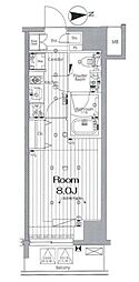 MAKESDesign森下 1Kの間取図画像
