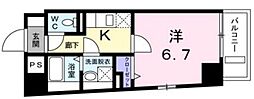 グランドルチェ東日本橋 1Kの間取図画像