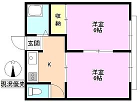 Ｋマンション  ｜ 長野県上田市長瀬（賃貸アパート2K・2階・32.29㎡） その2