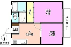 フラット上田原  ｜ 長野県上田市上田原（賃貸アパート2K・1階・36.00㎡） その2